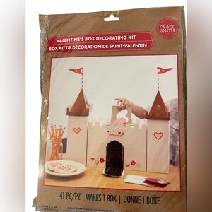 Valentine’s Box Kit Princess Castle Ages 6 and Up NWT Craft